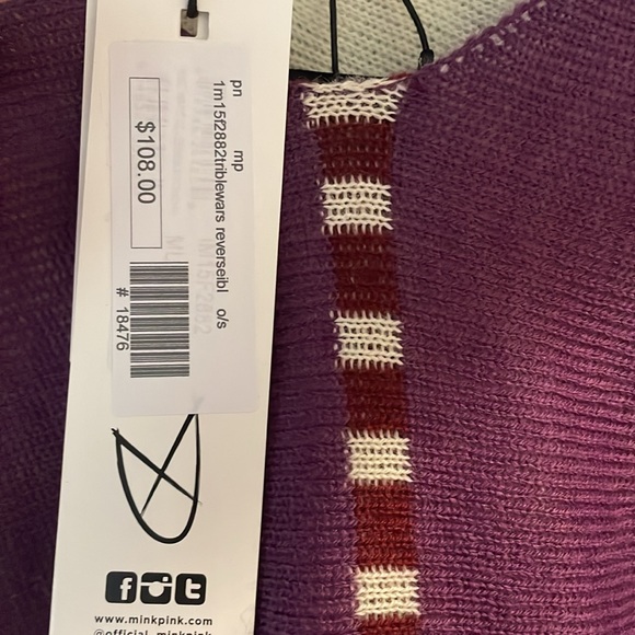 Minkpink NWT pull over poncho - Picture 2 of 2